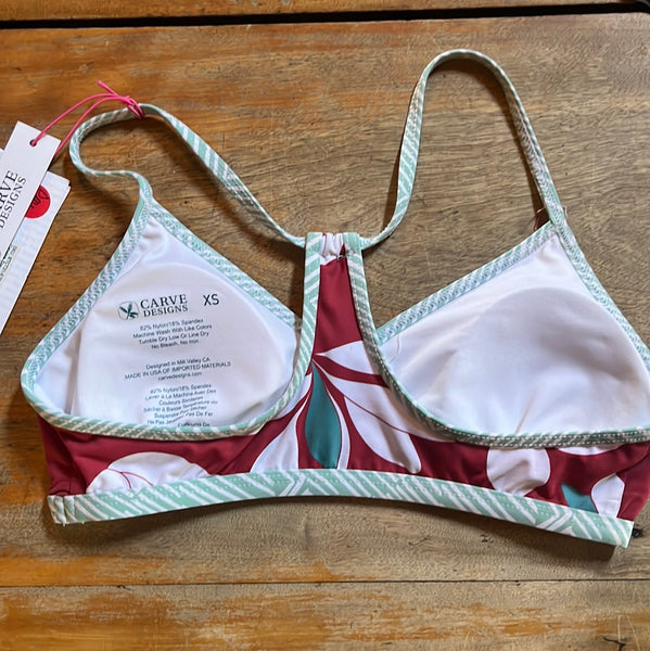 Carve Designs Catalina Top Red Oasis
